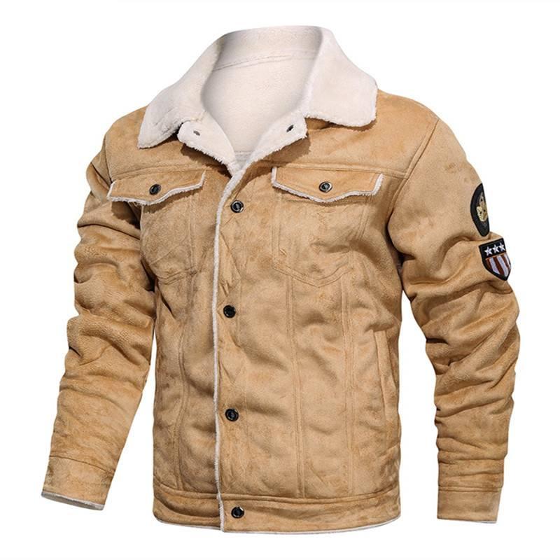 Fur Integrated Leather Jacket - dfive's store