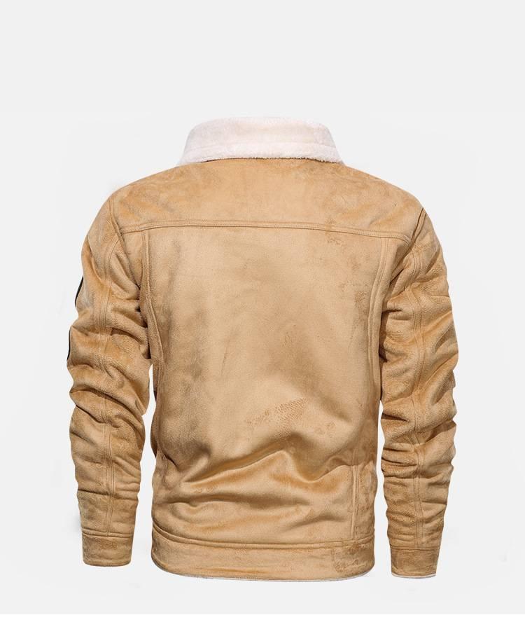 Fur Integrated Leather Jacket - dfive's store