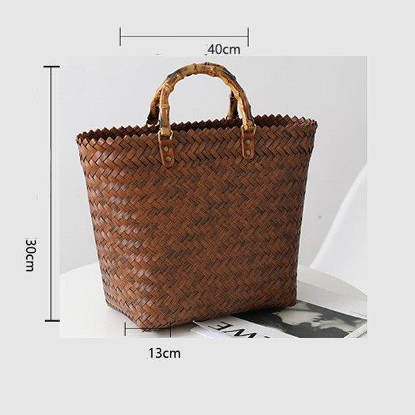 Retro Portable Large Capacity Handbag - dfive's store