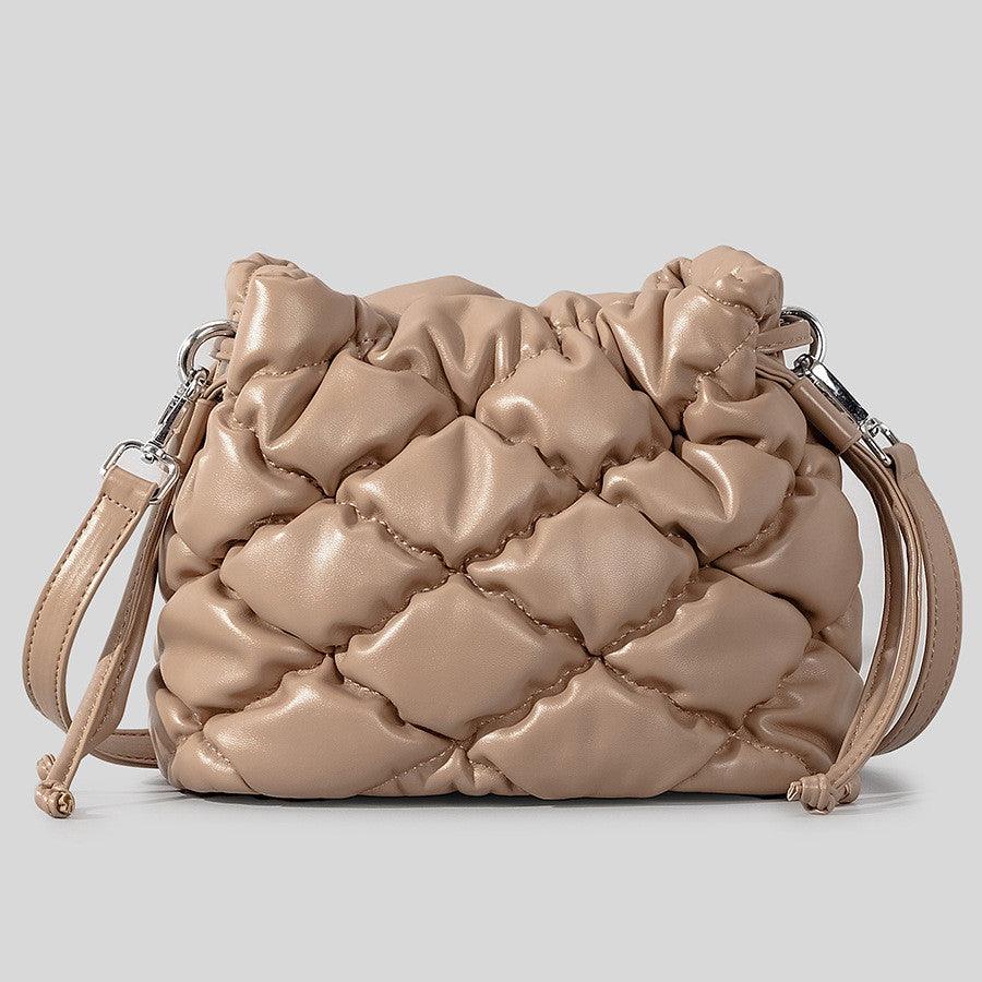 Rhombus Stitching Shoulder Bag - dfive's store