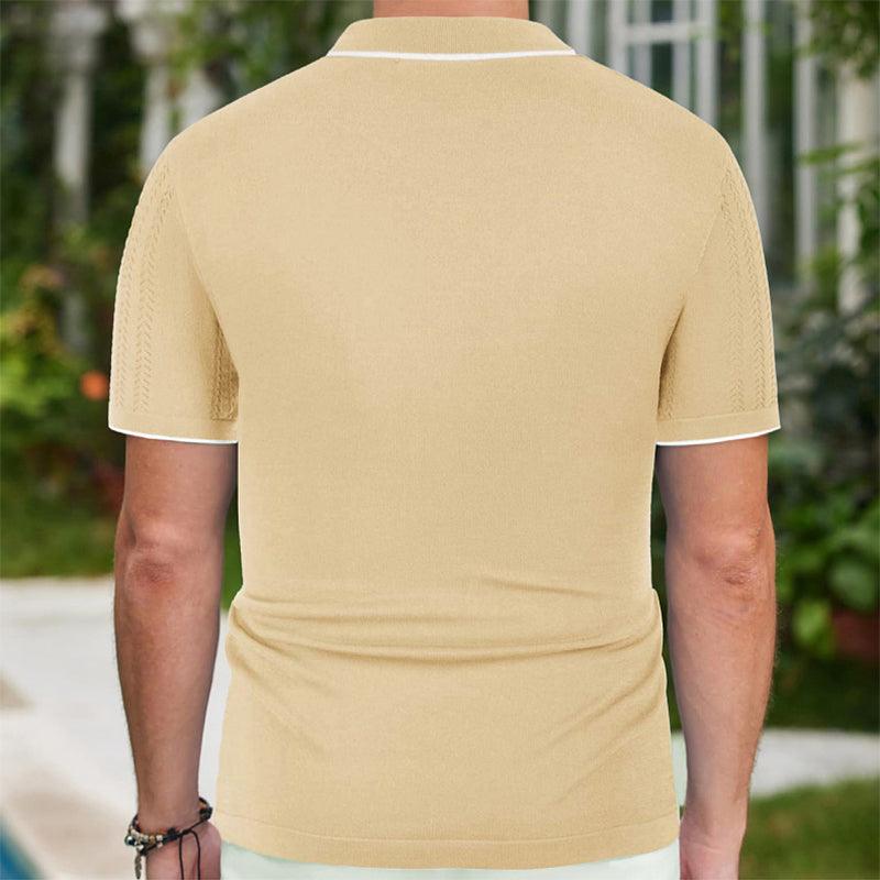 Short-Sleeved Shirt Summer Button Lapel - Dfive's Store