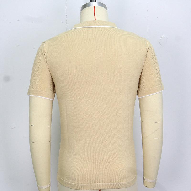 Short-Sleeved Shirt Summer Button Lapel - Dfive's Store