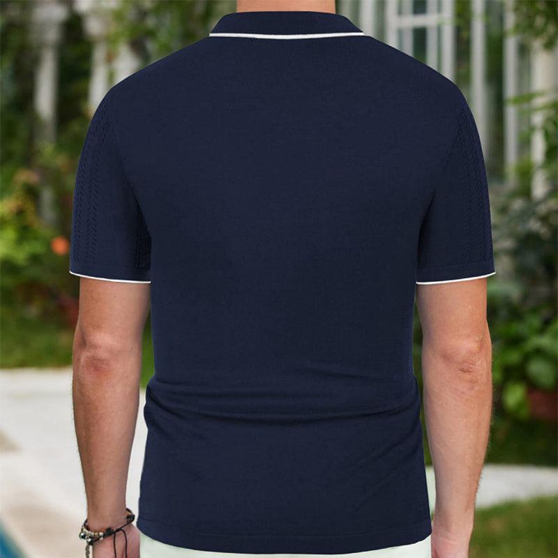 Short-Sleeved Shirt Summer Button Lapel - Dfive's Store