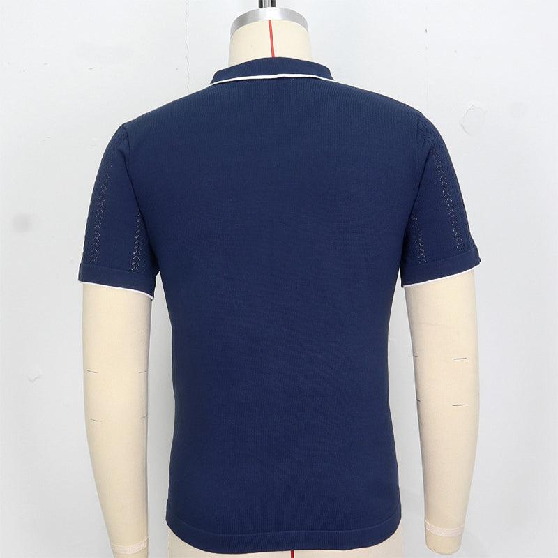 Short-Sleeved Shirt Summer Button Lapel - Dfive's Store