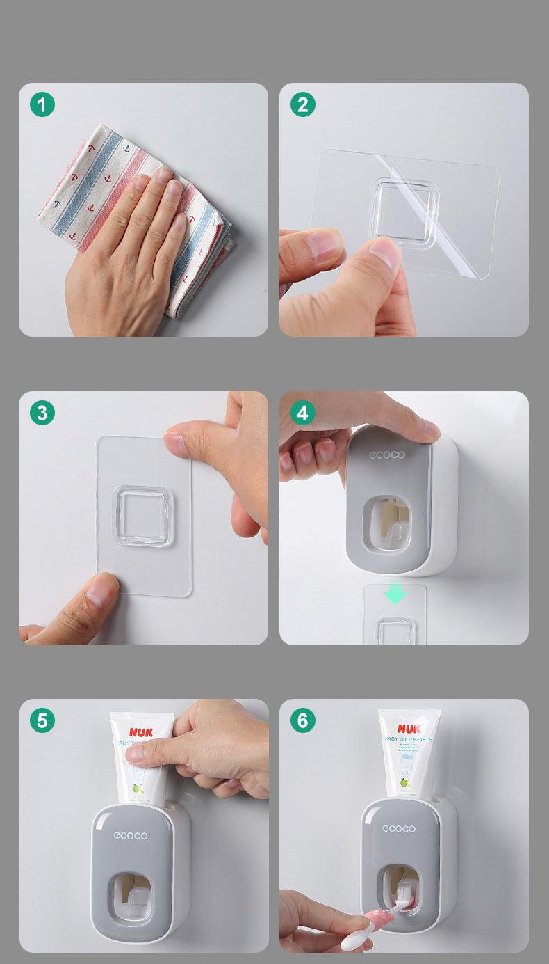 Wall-Mounted Holder Automatic Toothpaste Squeezer - Dfive's Store