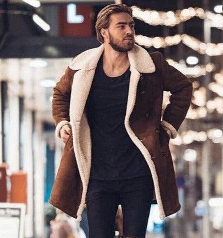 Warm Winter Coat Composite Suede - dfive's store