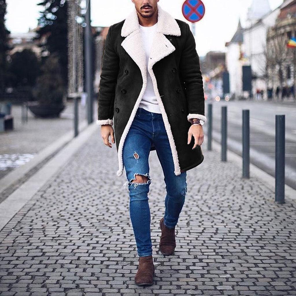 Warm Winter Coat Composite Suede - dfive's store