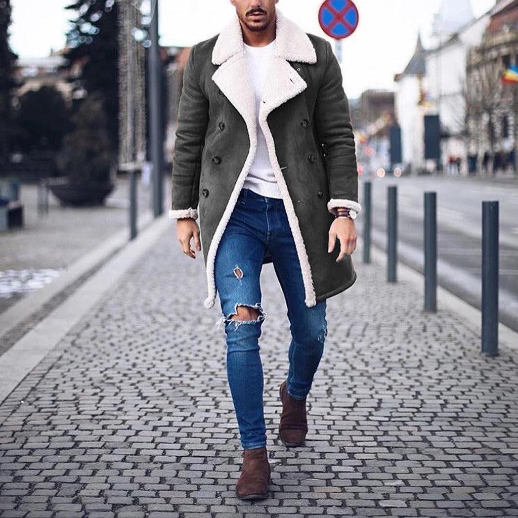 Warm Winter Coat Composite Suede - dfive's store