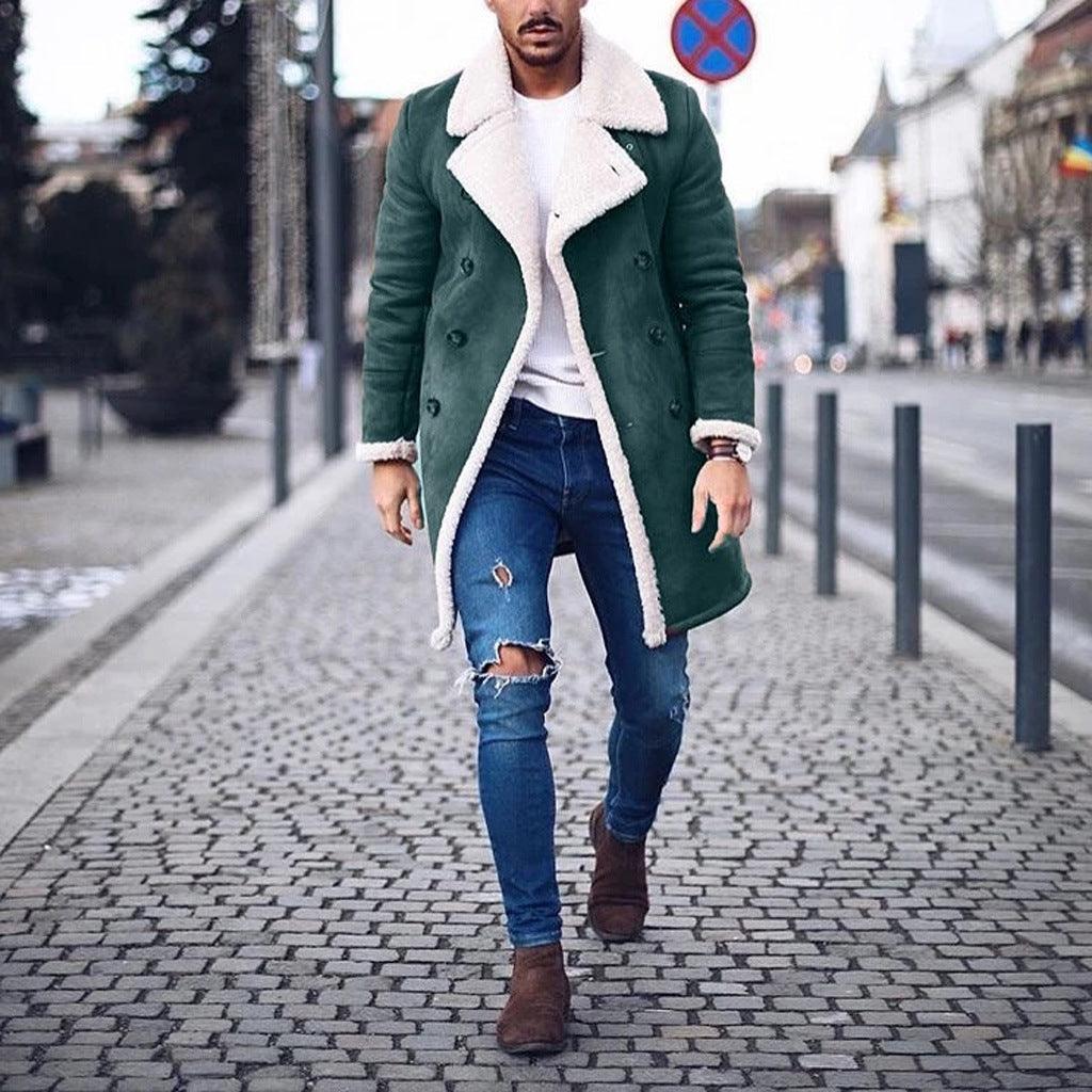 Warm Winter Coat Composite Suede - dfive's store