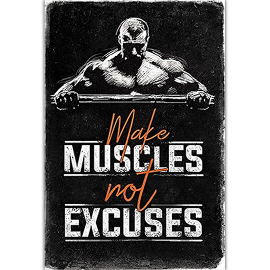 Gym Inspirational Poster Decorative Painting - dfive's store