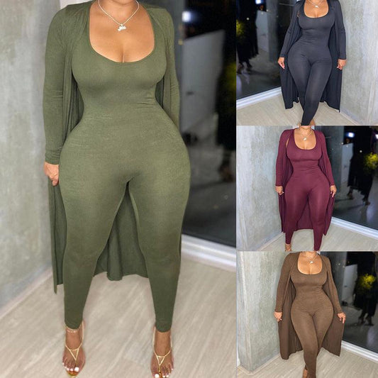 Long Sleeve Jumpsuit - dfive's store
