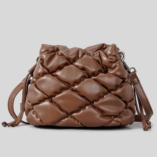 Rhombus Stitching Shoulder Bag - dfive's store