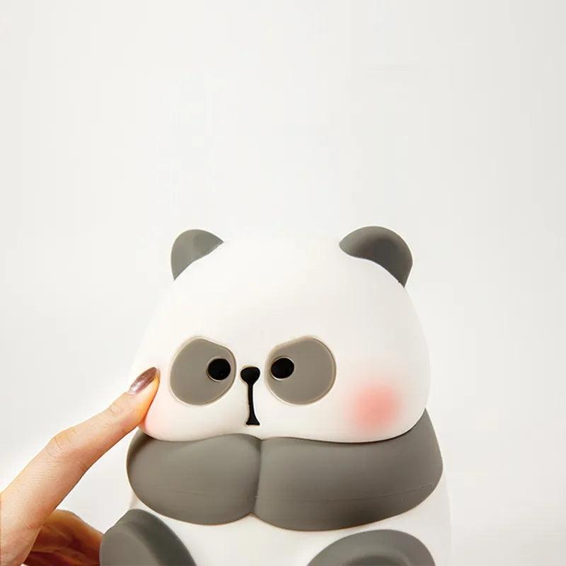 Small Cute Angry Panda Silicone Night Light - Dfive's Store