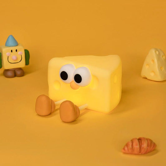 Small Cute Cheese Silicone Night Light - Dfive's Store