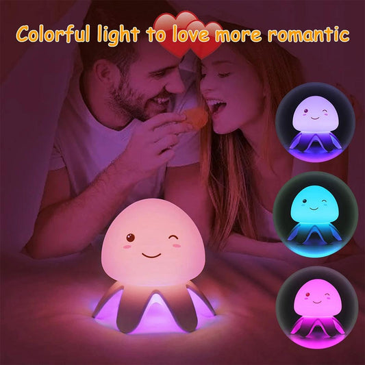 Small Cute Colorful Jellyfish Night Light - Dfive's Store