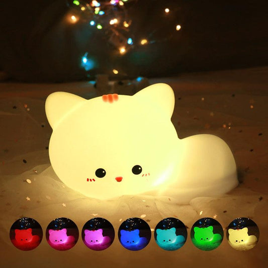 Small Cute Colorful Kitty Night Light - Dfive's Store