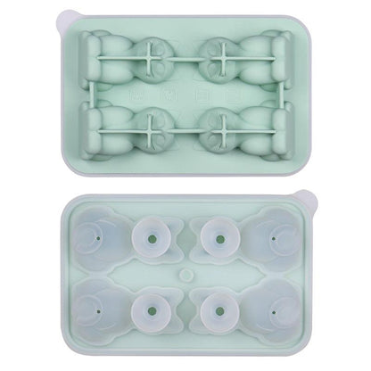 Unique 3-dimensional 4-Piece Silicone Cat Ice Cube Tray - Dfive's Store