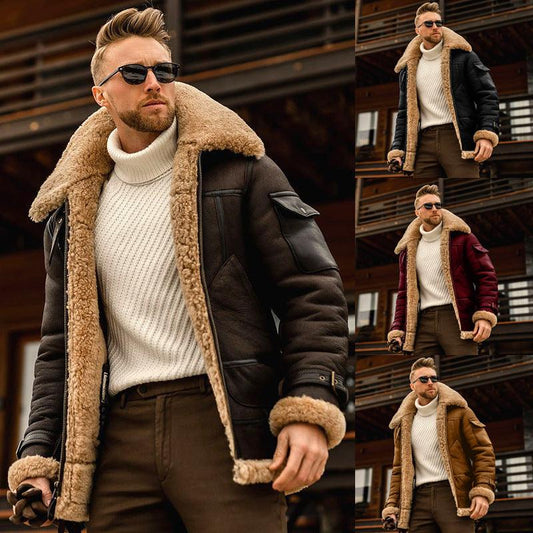 Winter Warm Fur Collar Coat - dfive's store