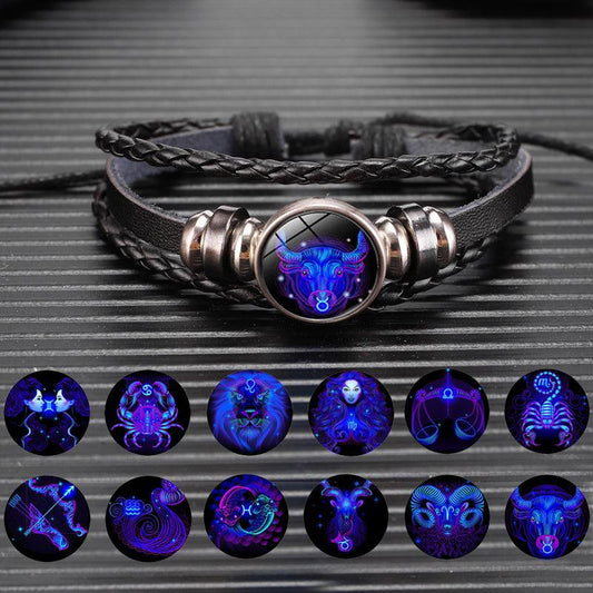 Zodiac Constellation Bracelet Braided Design - dfive's store